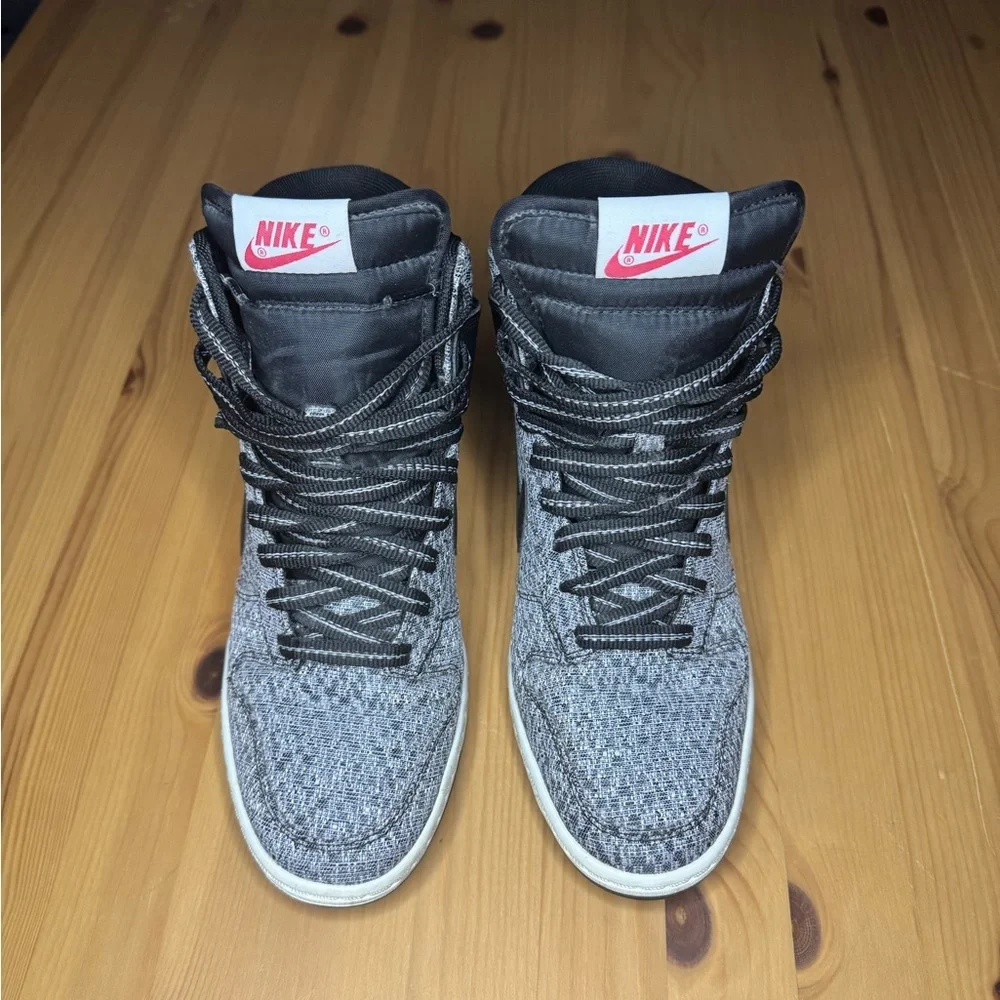 Nike Dunk Sky Hi TXT Wolf Grey Rare Vintage 2013 - Picture 3 of 8